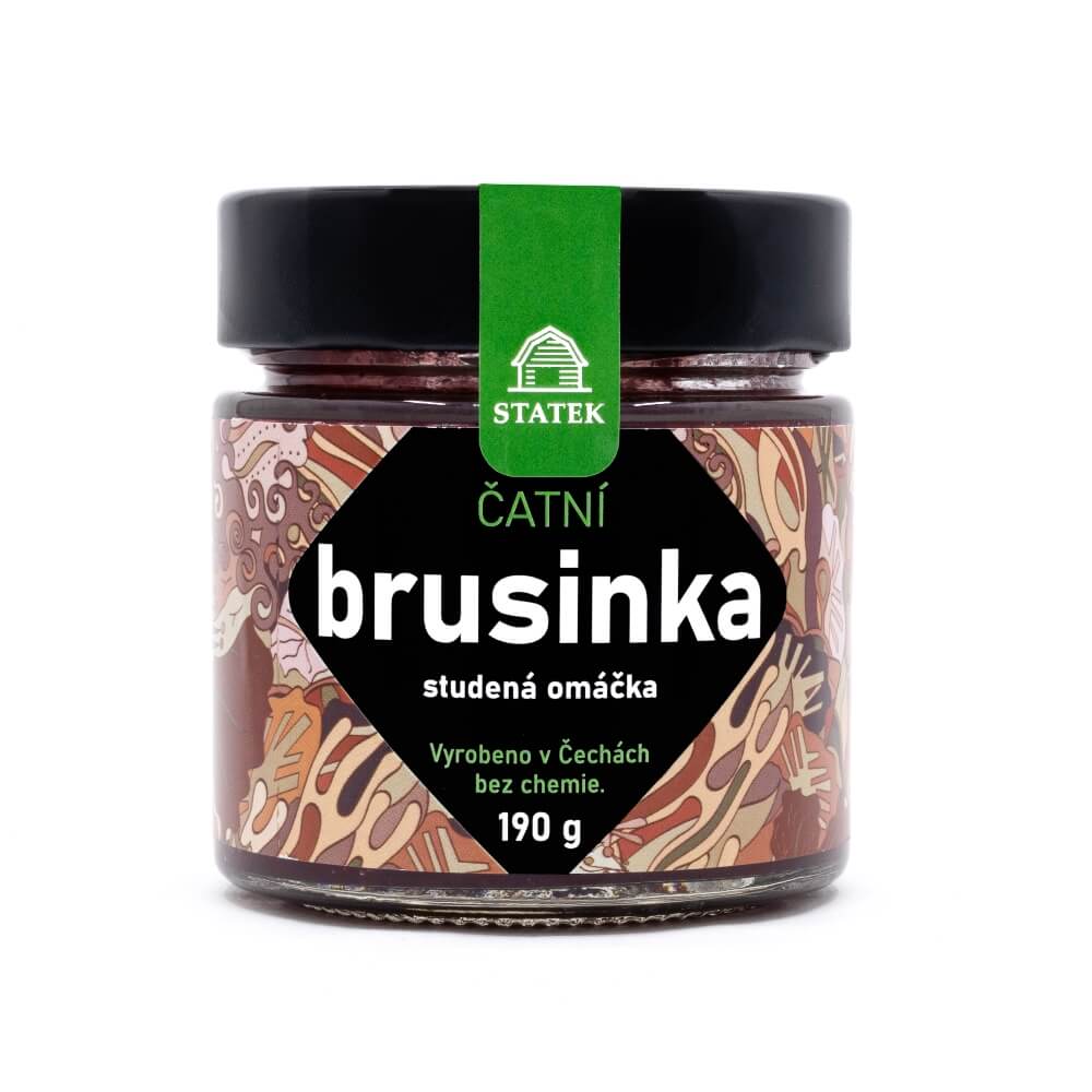 Čatní brusinka 190g