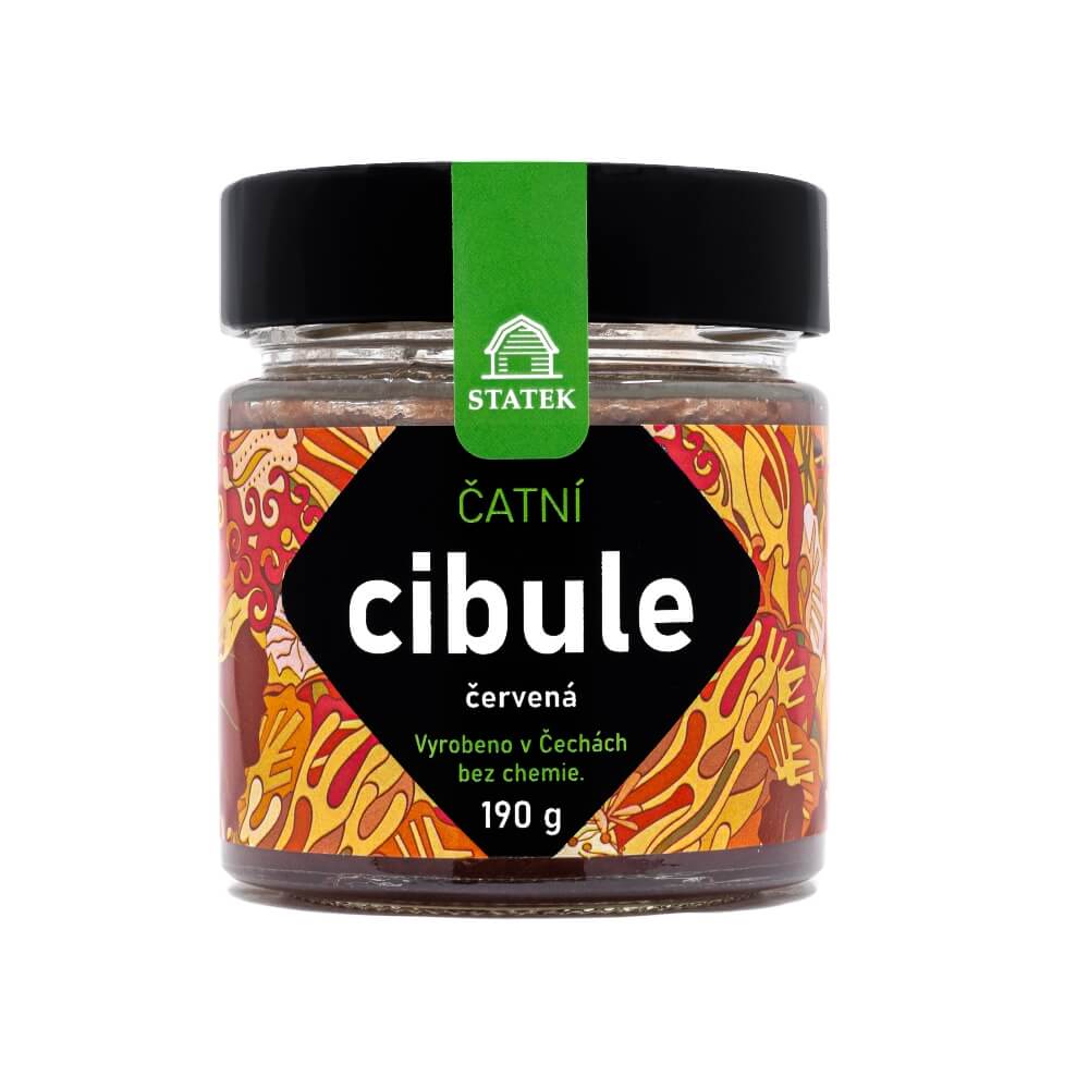 Čatní cibule červená 190g