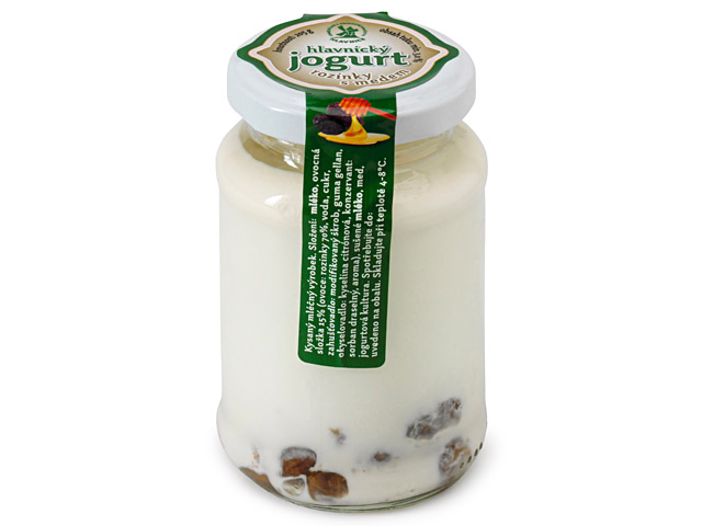 Hlavnický jogurt rozinka a med 205g