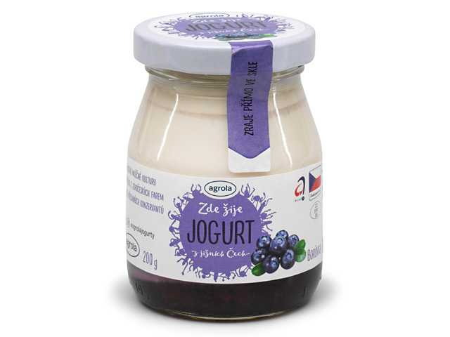 Jihočeský jogurt borůvka 200g