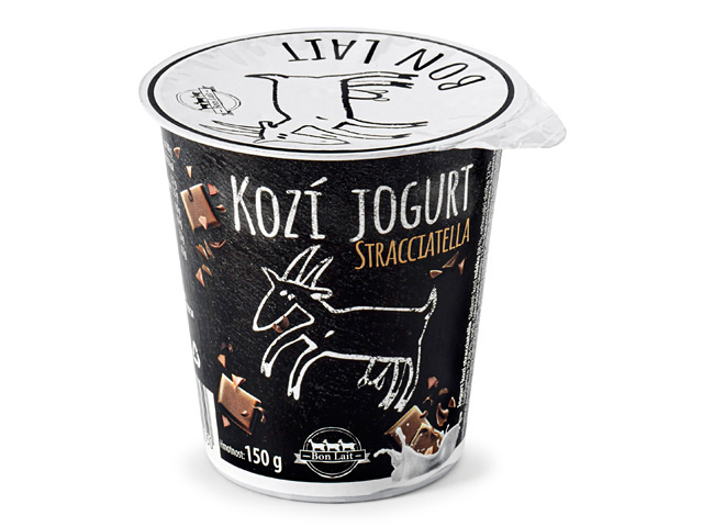 Kozí jogurt stracciatella Bon Lait 150g