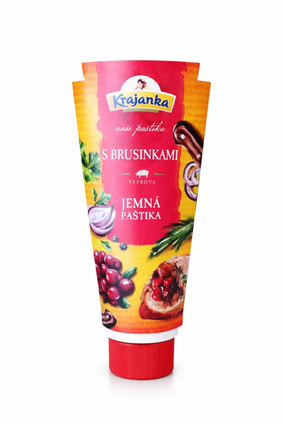 Krajanka Paštika s brusinkami 120g