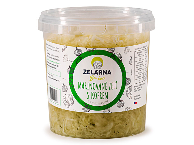 Marinované zelí s koprem 600g