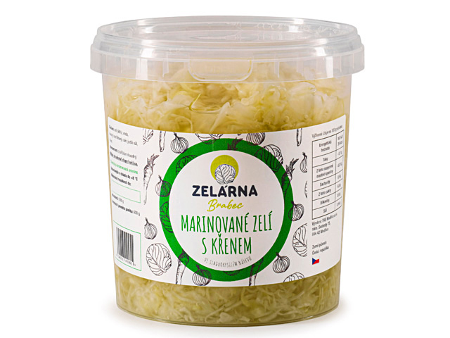 Marinované zelí s křenem 600g