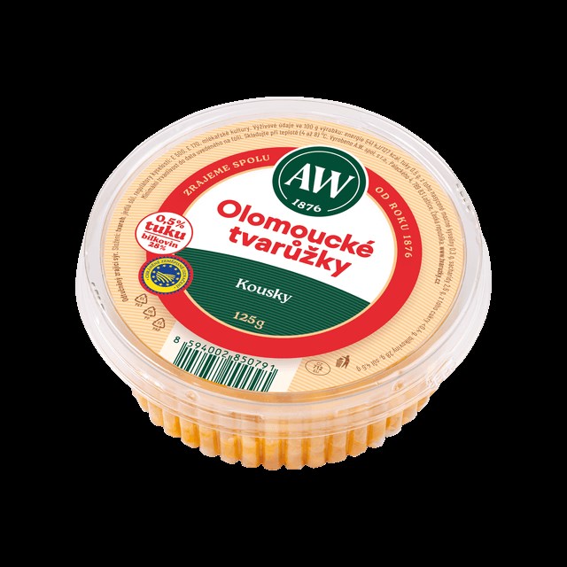 Olomoucké tvarůžky Kousky 125g