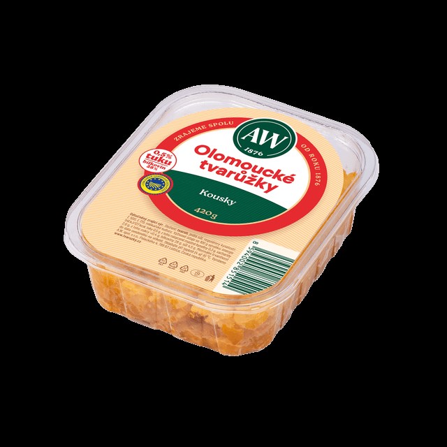 Olomoucké tvarůžky Kousky 420g