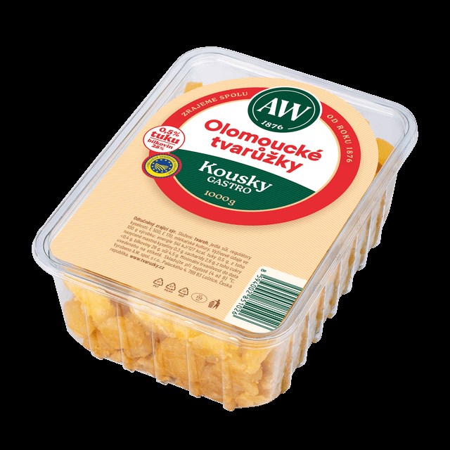 Olomoucké tvarůžky Kousky gastro 1000g