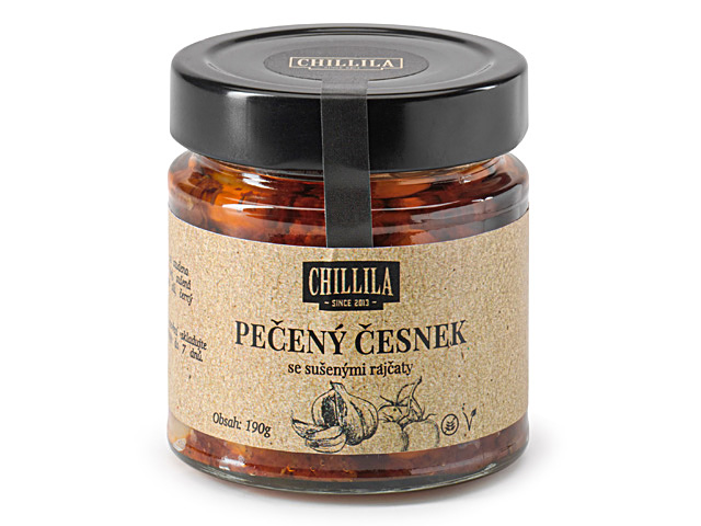 Pečený česnek se sušenými rajčaty 190g