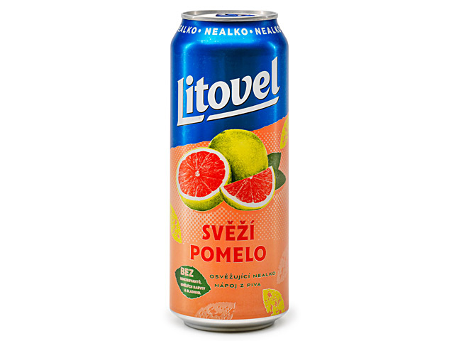 Pivo Litovel Svěží pomelo nealko 0,5l
