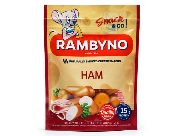 Rambyno Cheese SNACK se šunkou 75g