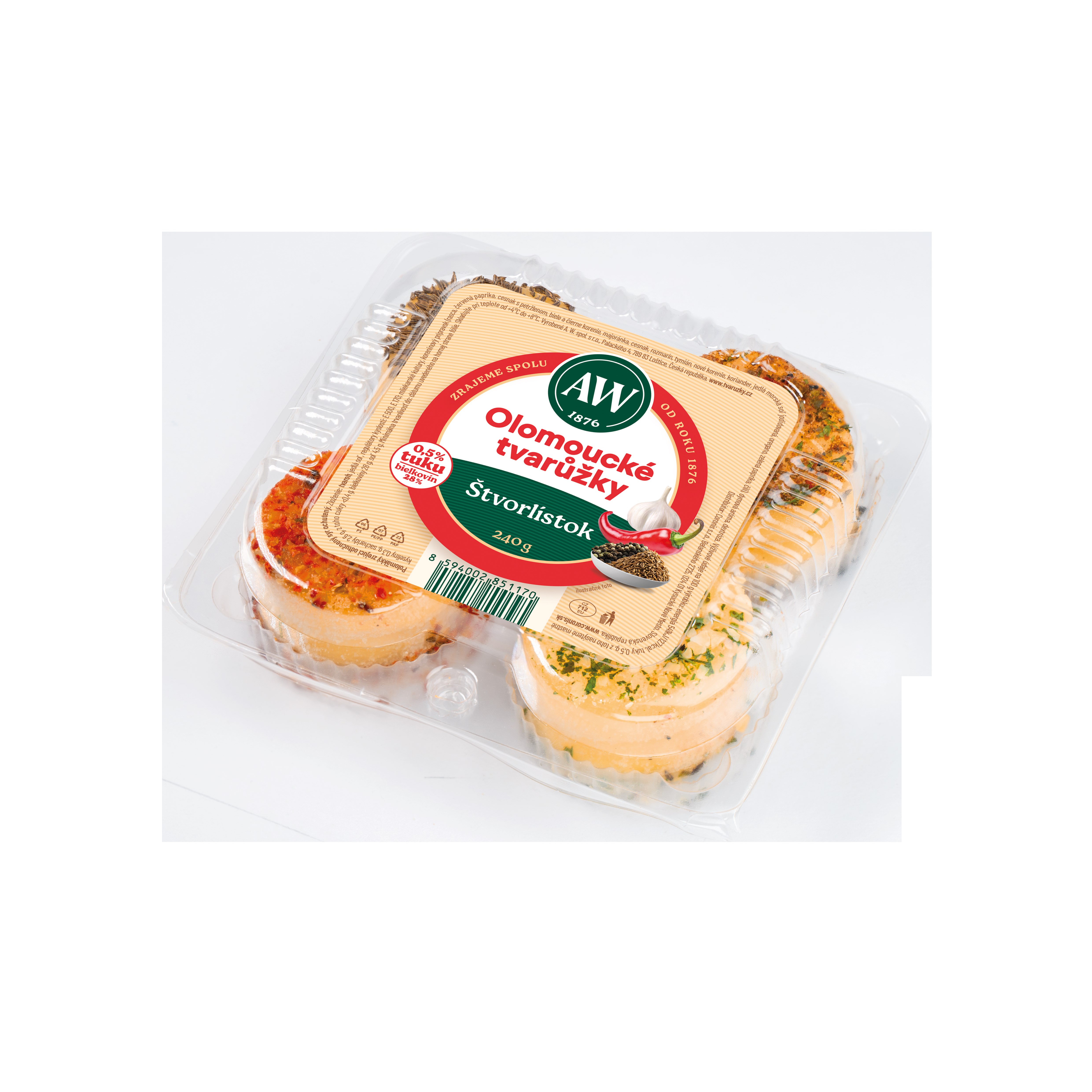 SK Tvarůžky Čtyřlístek 240 g