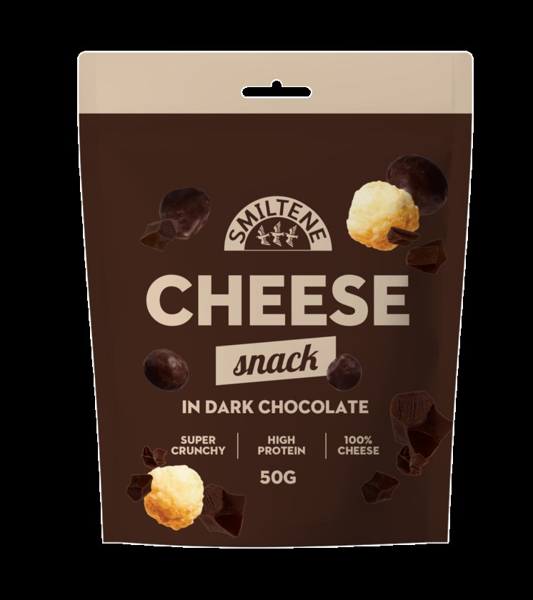 Sýrové křupky v hořké čokoládě 50g
