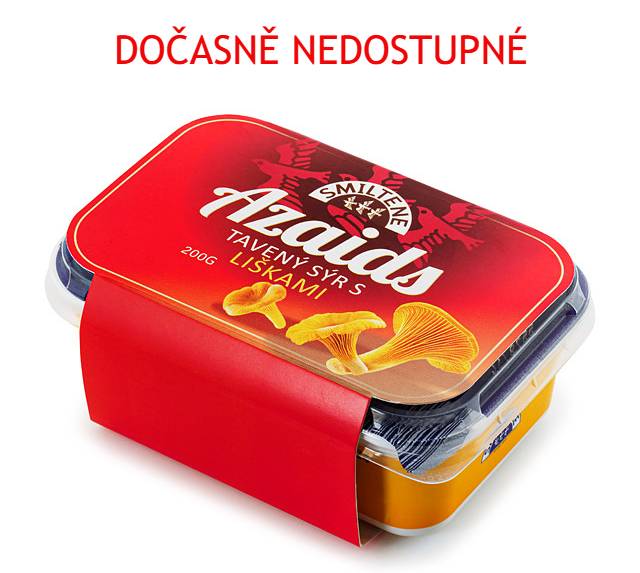 Tavený sýr Azaids s liškami 200g