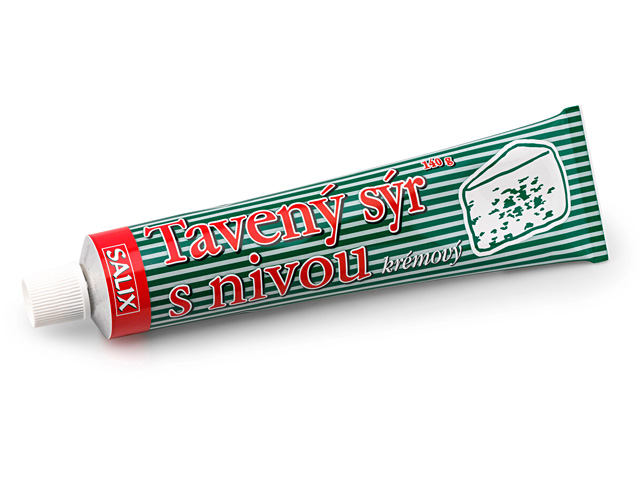 Tavený sýr s nivou krémový 140g - tuba